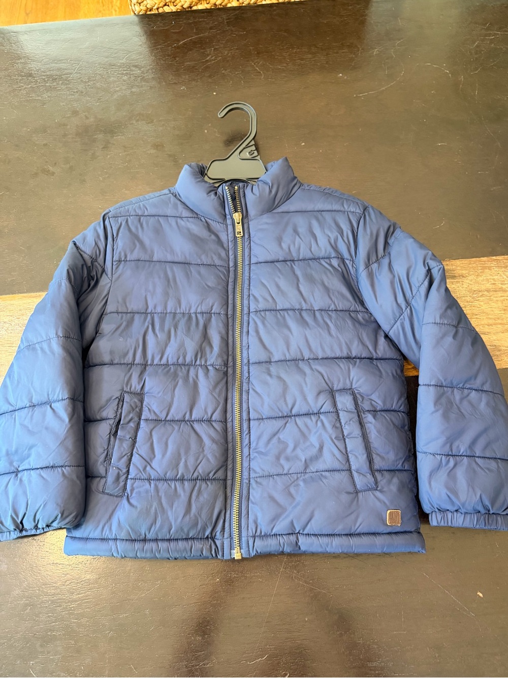 Janie and Jack Kids Navy Blue Puffer Jacket Size 5-6
